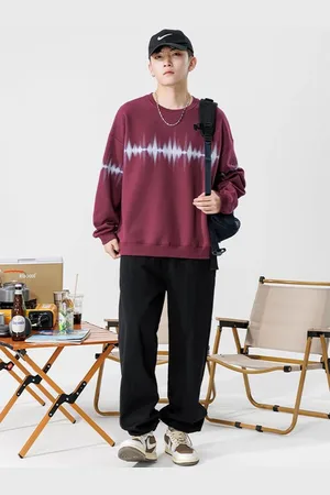 HERE&NOW Men Printed Pullover Sweatshirt