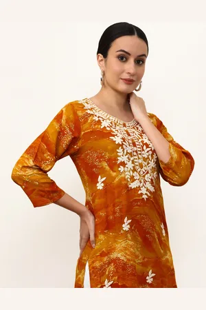 Jaipur Women Floral Printed Thread Work Kurta