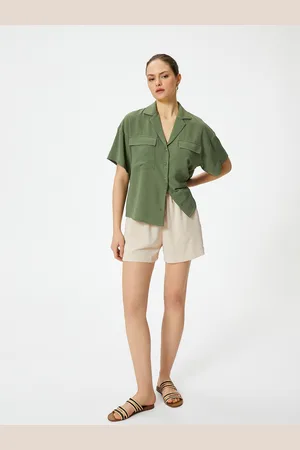 Koton Women Solid Opaque Casual Shirt