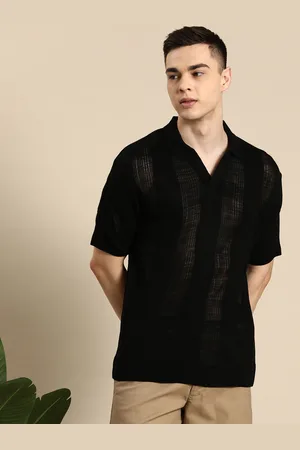 Mast & Harbour Men Acrylic Polo Collar T-shirt