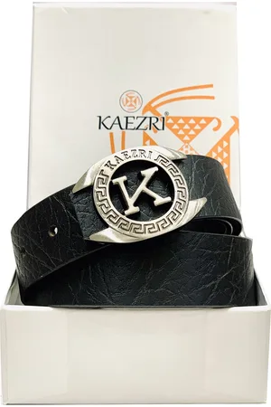 KAEZRI Men Textured Leather Belt