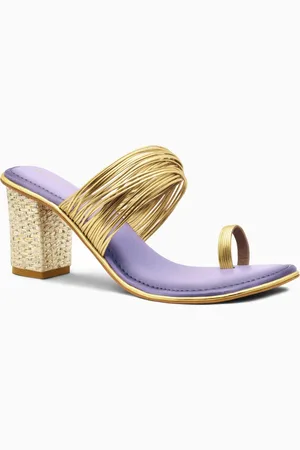 Signature Embellished Party Block Heels