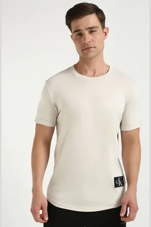 Calvin Klein Men Solid Round Neck Cotton T-shirt