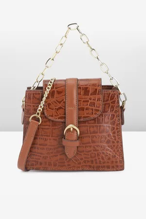 Hidesign Women Textured Leather Satchel