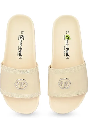 FRESH 1947 FEET Women Embellished Open Toe Flats