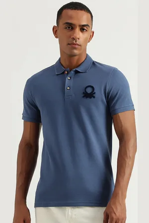 Benetton Polo Collar Cotton T-shirt