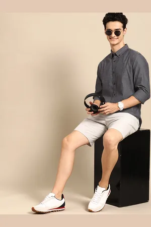 Benetton Slim Fit Oxford Cotton Shirt