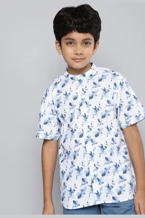 HERE&NOW Boys Printed Pure Cotton Casual Shirt
