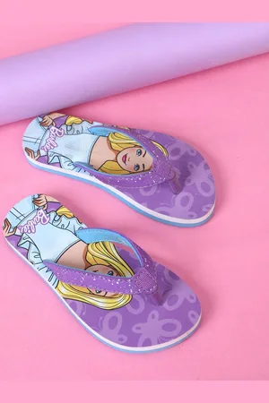 Kidsville Girls Barbie Printed Flip-Flop