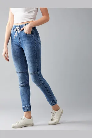BAESD Women Mid-Rise Relaxed Fit Stretchable Jeans