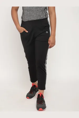 Chimprala Girls Black Solid Trackpant