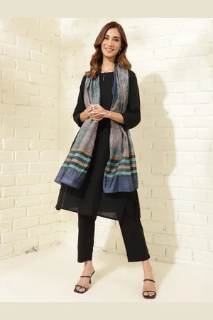 Fabindia Printed Silk Stole