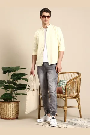 Mast & Harbour Men Jogger Light Fade Stretchable Jeans