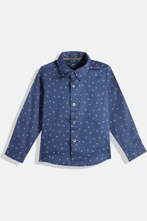 Indian Terrain Boys Printed Pure Cotton Casual Shirt