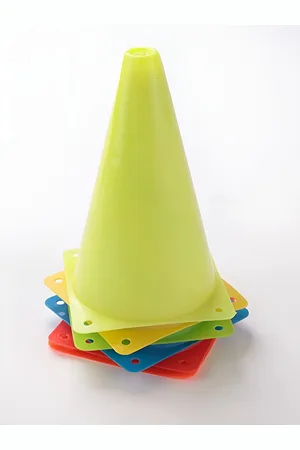Kuber Industries Pack of 6 Ground Marker Cones for Sports Agility Training