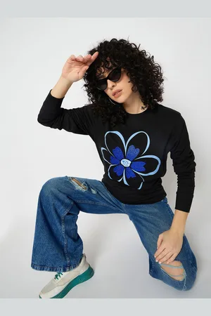 Mast & Harbour Women Printed Sweatshirt