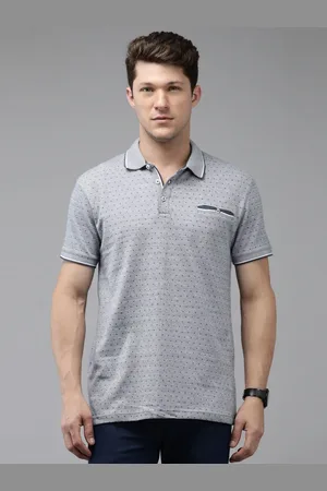 Provogue Men Polo Collar Pockets Slim Fit T-shirt