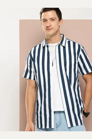 HARVARD Men Premium Striped Pure Cotton Casual Shirt