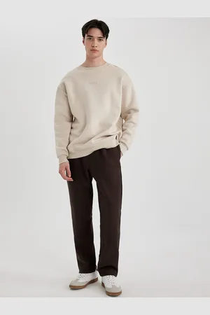 DeFacto Men Mid Rise Regular Trousers