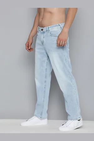 HERE&NOW Men Mid-Rise Heavy Fade Stretchable Jeans