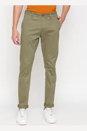 Being Human Men Slim Fit Mid-Rise Plain Chinos