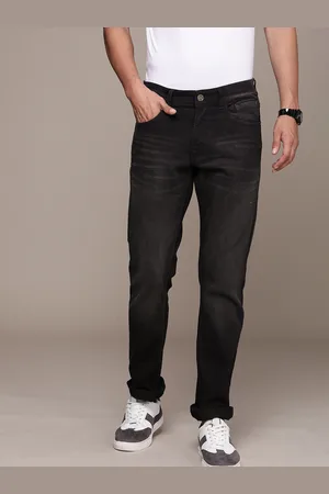 WROGN Men Straight Fit Light Fade Stretchable Jeans