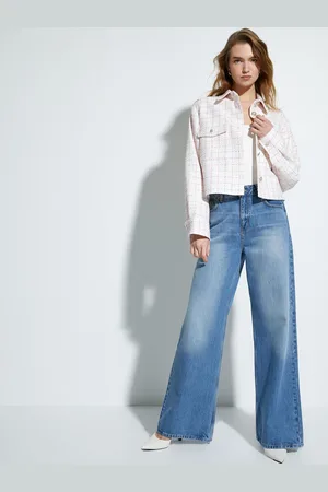 Koton Women Acrylic Longline Tailored Jacket