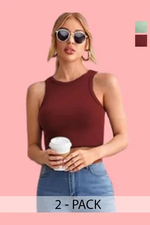 Mast & Harbour Cotton Crop Top