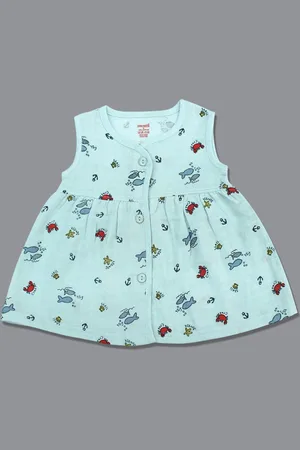 Born Print Organic Cotton A-Line Dress