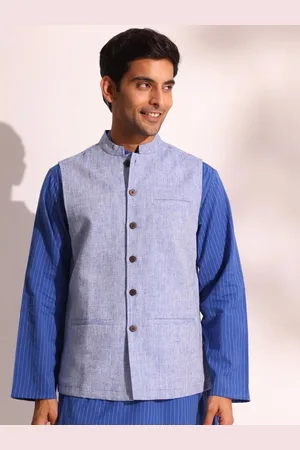 Fabindia Woven Design Nehru Jackets