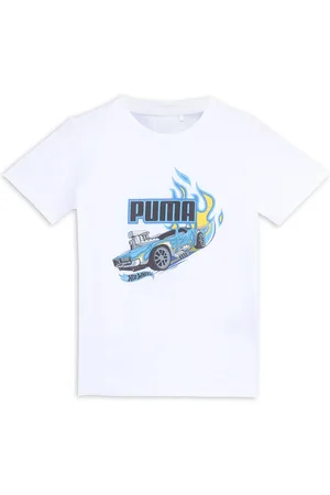 PUMA X Hot Wheels Boys Graphic Cotton Tee