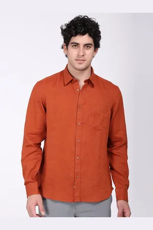 Indian Terrain Men Classic Slim Fit Opaque Casual Shirt