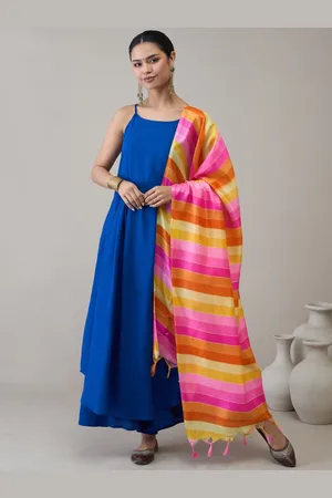 InWeave Women Regular Kurta with Palazzos & With Dupatta