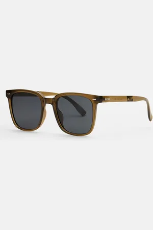 The Bear House Men Square Sunglasses