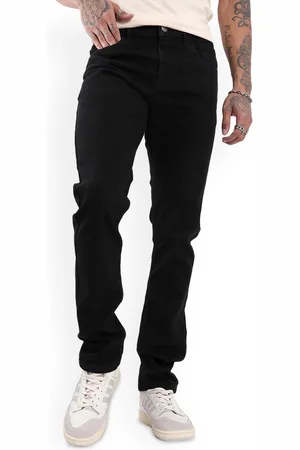 WROGN Men Comfort Mid-Rise Slim Fit Low Distress Jeans