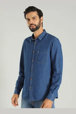 Indian Terrain Men Slim Fit Opaque Casual Shirt