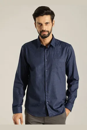 Indian Terrain Men Slim Fit Opaque Casual Shirt