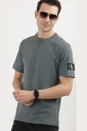 Calvin Klein Men Henley Neck Pockets T-shirt