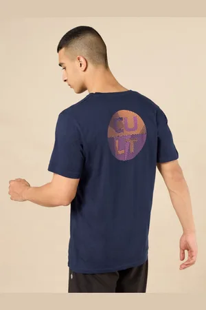 Cult Men Navy Brand Carrier Training Tshirt