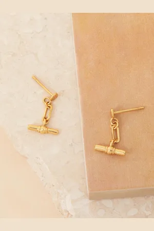 Accessorize Gold-Plated Classic Drop Earrings