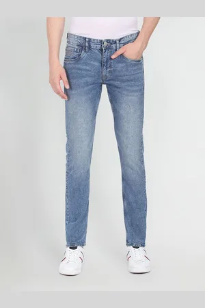 Ralph Lauren U S Polo Assn Denim Co Men Blue Slim Tapered Fit Light Fade Stretchable Jeans