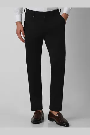 V Dot Men Skinny Fit Formal Trousers