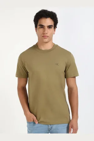 Calvin Klein Men Solid Round Neck Cotton T-shirt