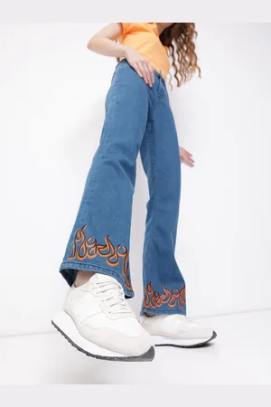 DressBerry Unforgettable Swag Rocking Fire Flared Fit Jeans