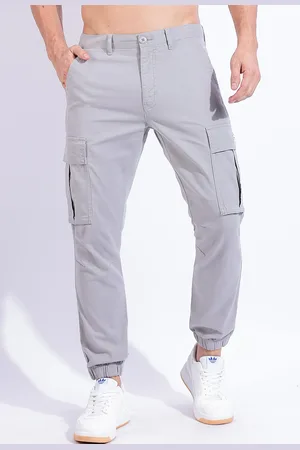 HERE&NOW Men Slim Fit Cargos Trousers
