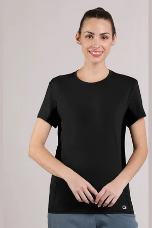 Amante Round Neck Short Sleeves Flaunt Workout T-shirt