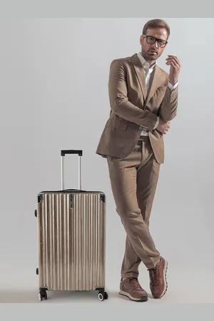 THE CLOWNFISH Set Of 3 360-Degree Rotation Hard-Sided Trolley Bags