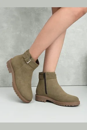 San Frissco Women High-Top Block-Heeled Regular Boots