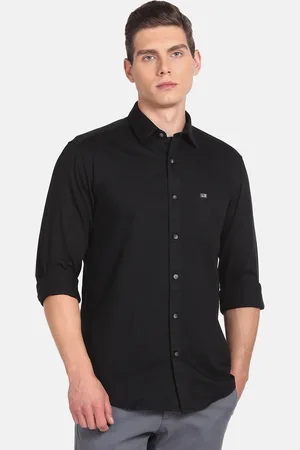 Arrow Men Manhattan Slim Fit Opaque Pure Cotton Casual Shirt