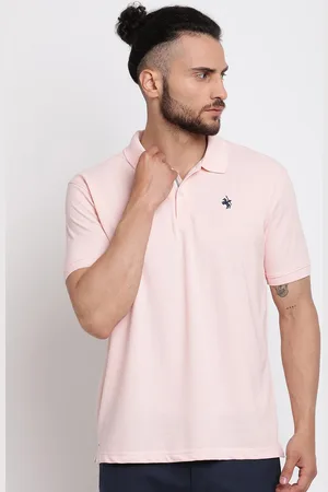 CANTABIL Round Neck Polo Collar Cotton T-shirt